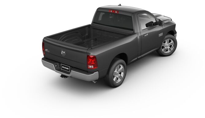 2017 Ram 1500 Big Horn Exterior Rear Gray